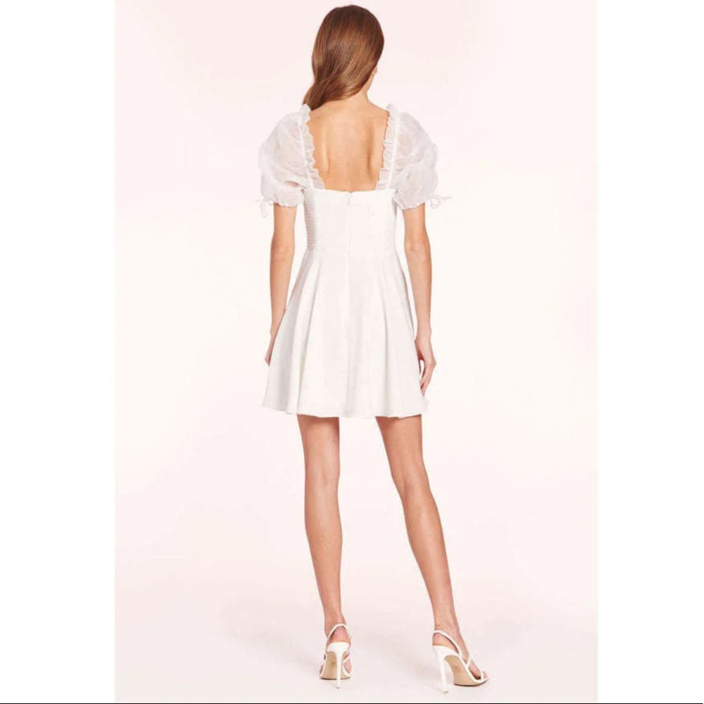 Amanda Uprichard Lively Puff Sleeve Dress - Small - Picture 3 of 7